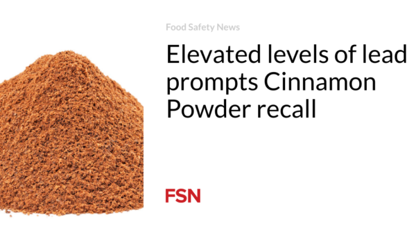 High lead levels prompt Cinnamon Powder recall