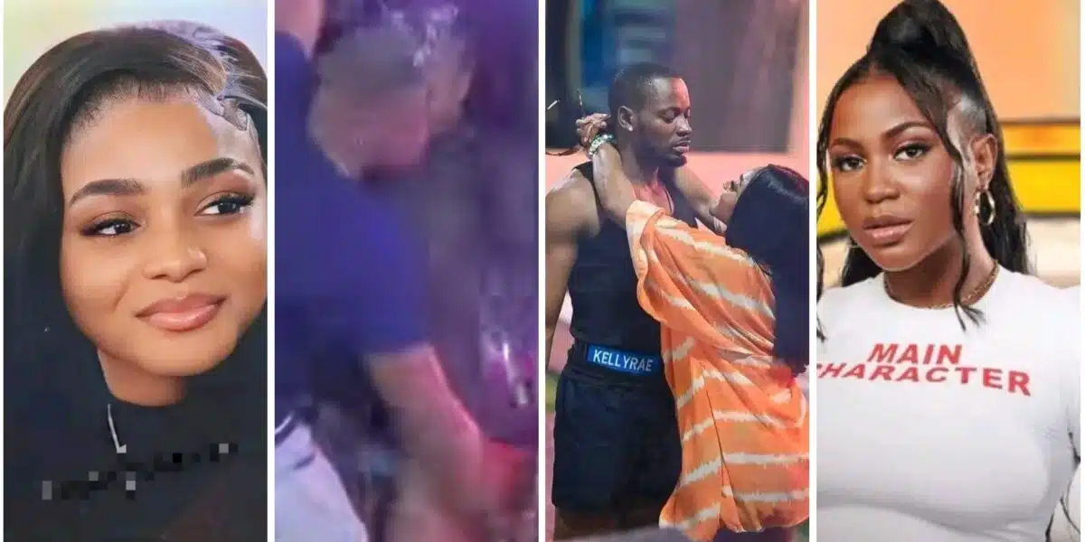 BBNaija: Kassia’s reaction to Kellyrae’s snuggle with Handi causes buzz
